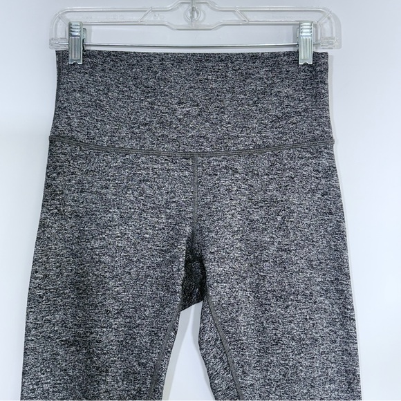 Lululemon Wunder Under Hi-Rise 7/8 Tight *25" Heathered Black Size 8 W5AOUS - Picture 7 of 15